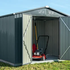 Förråd gop Cover-It 4,5 m² Mörkgrå Redskapsbod