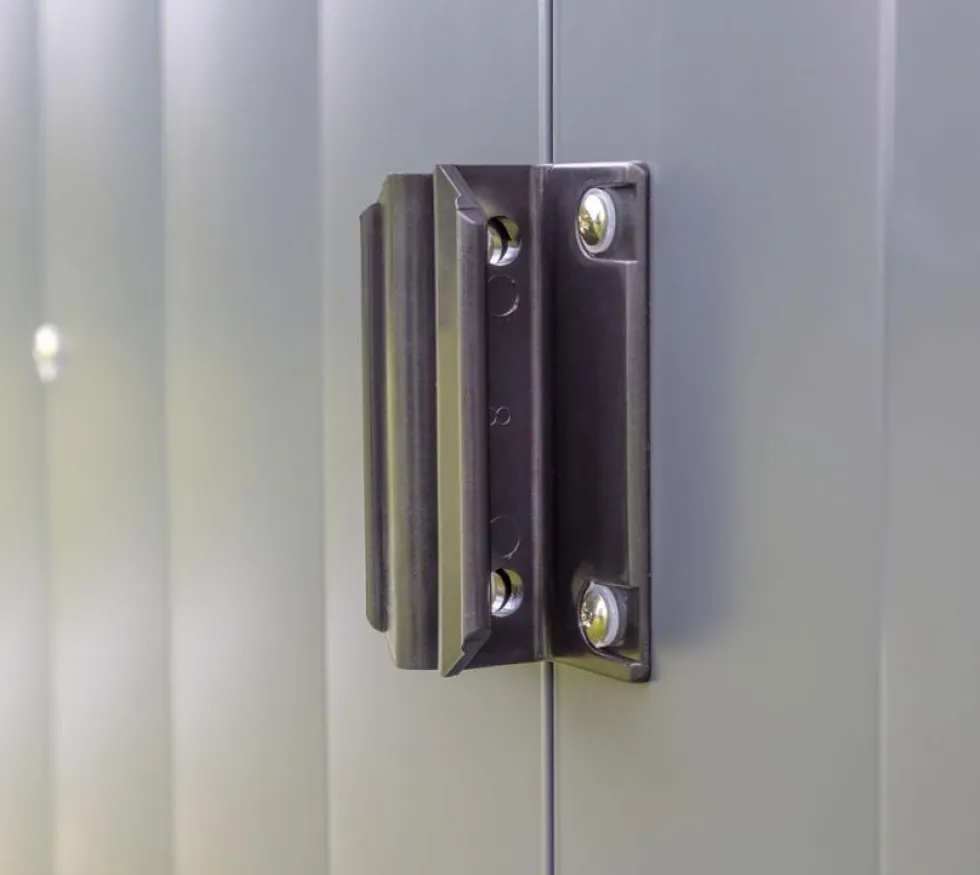 Förråd gop Trenix Antracit 10,7 m² Redskapsbod Byggsats i Stål