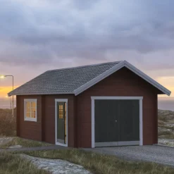 Garage Baseco Högliden 25 m² Attefallshus/Förråd med Sadeltak