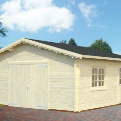 Garage Palmako Roger med Garagedörr 29,2 m2