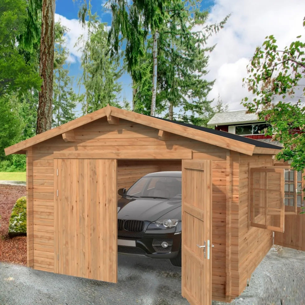 Garage Palmako Roger 19,0 m2 med Dörr