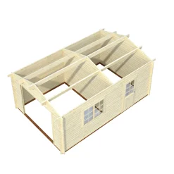 Garage Palmako Roger 19,0 m2 med Dörr