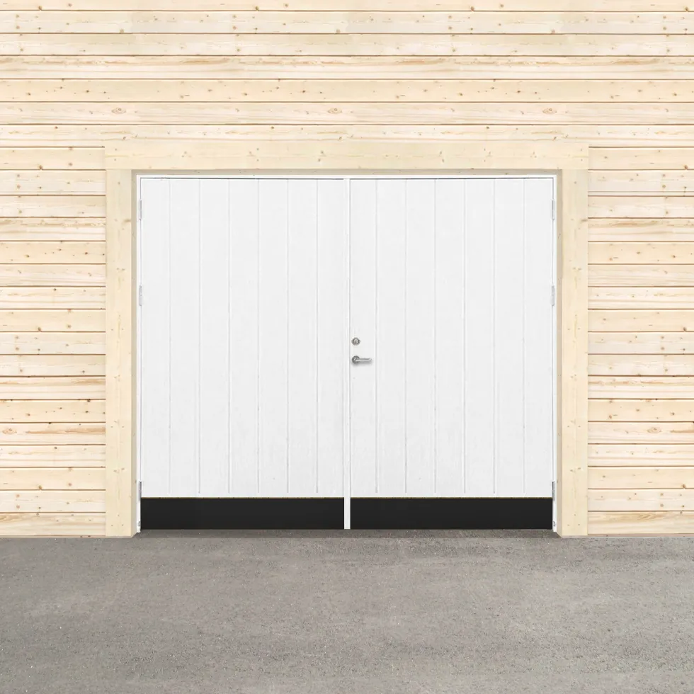 Garageport Sveadörren Kall Grundmålad