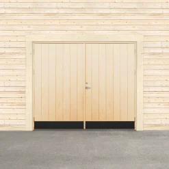Garageport Sveadörren Varm Obehandlad
