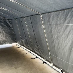 Garagetält Lyfco 13,7m² 200g/m² PEGrå