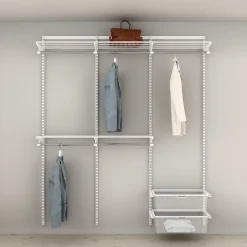 Garderobslösning Elfa Ready Solution Classic 16 186 cm Vit