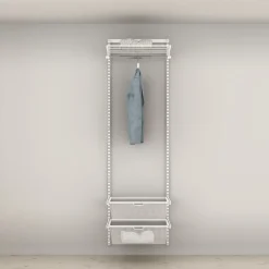 Garderobslösning Elfa Ready Solution Classic 13 64 cm Vit