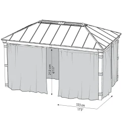 Gardin Canopia by Palram 4-Pack Till Dallas Paviljong 4,2x6 m