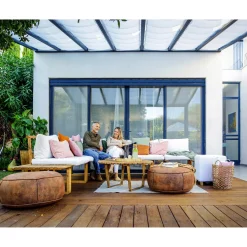 Gardinset Canopia by Palram Skuggkit Till Pergola Stockholm 3,4 x 6,6 m Vitt