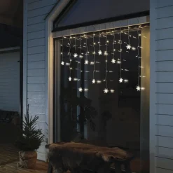 Gardinslinga Gnosjö Konstsmide 12 Snöflingor L