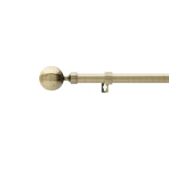 Gardinstångset Kirsch Stockholm 90-160cm Antikmässing