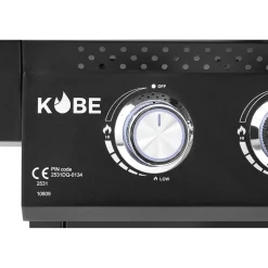 Gasolgrill Kobe Premium 5 Brännare Med Sidobrännare & Glaslock