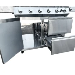 Gasolgrill Kobe Premium 6+1 RST Grå