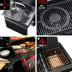 Gasolgrill Landmann Cool Black MaxX 4.1