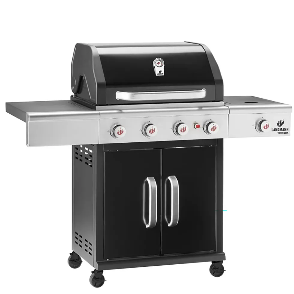Gasolgrill Landmann Triton 4.1 cooK Svart 12962