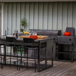 Gasolgrill Myoutdoorkitchen Nordic Line Black 201SS SE - LPG