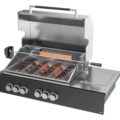 Gasolgrill Skotte Kitchen Rostfri 4 Brännare Till Utekök