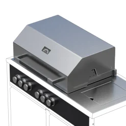Gasolgrill Skotte Kitchen Rostfri 4 Brännare Till Utekök