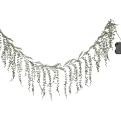 Girlang Star Trading Barr Julpynt Grangirlang 170 cm med LED