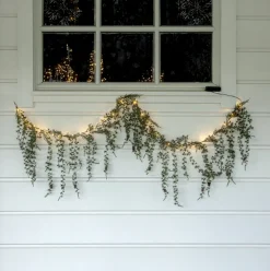 Girlang Star Trading Barr Julpynt Grangirlang 170 cm med LED