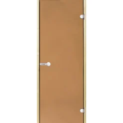 Glasdörr Harvia Brons med Furukarm 7x19