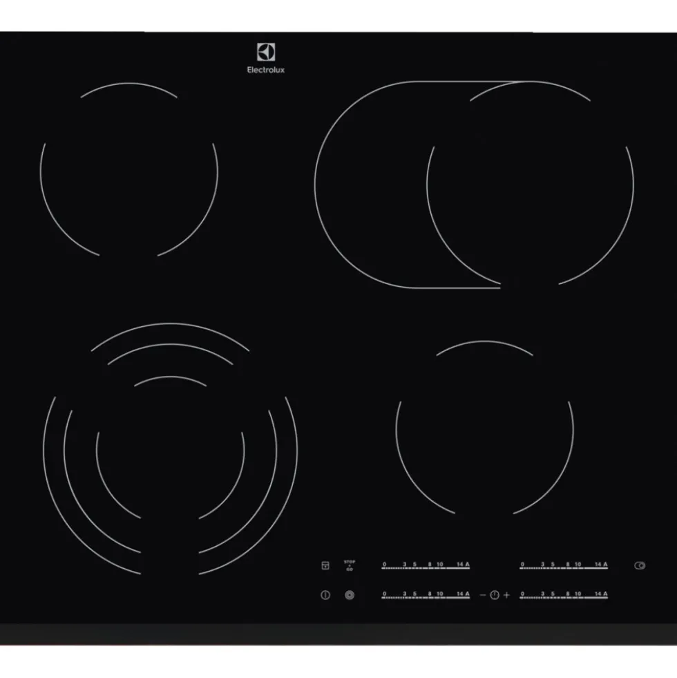 Glaskeramikhäll Electrolux HOC650F 300 60 cm