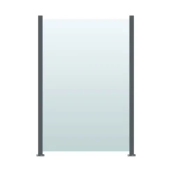Glasräcke Hortus Klarglas Inkl Modul & Stolpar 100 x 150 cm