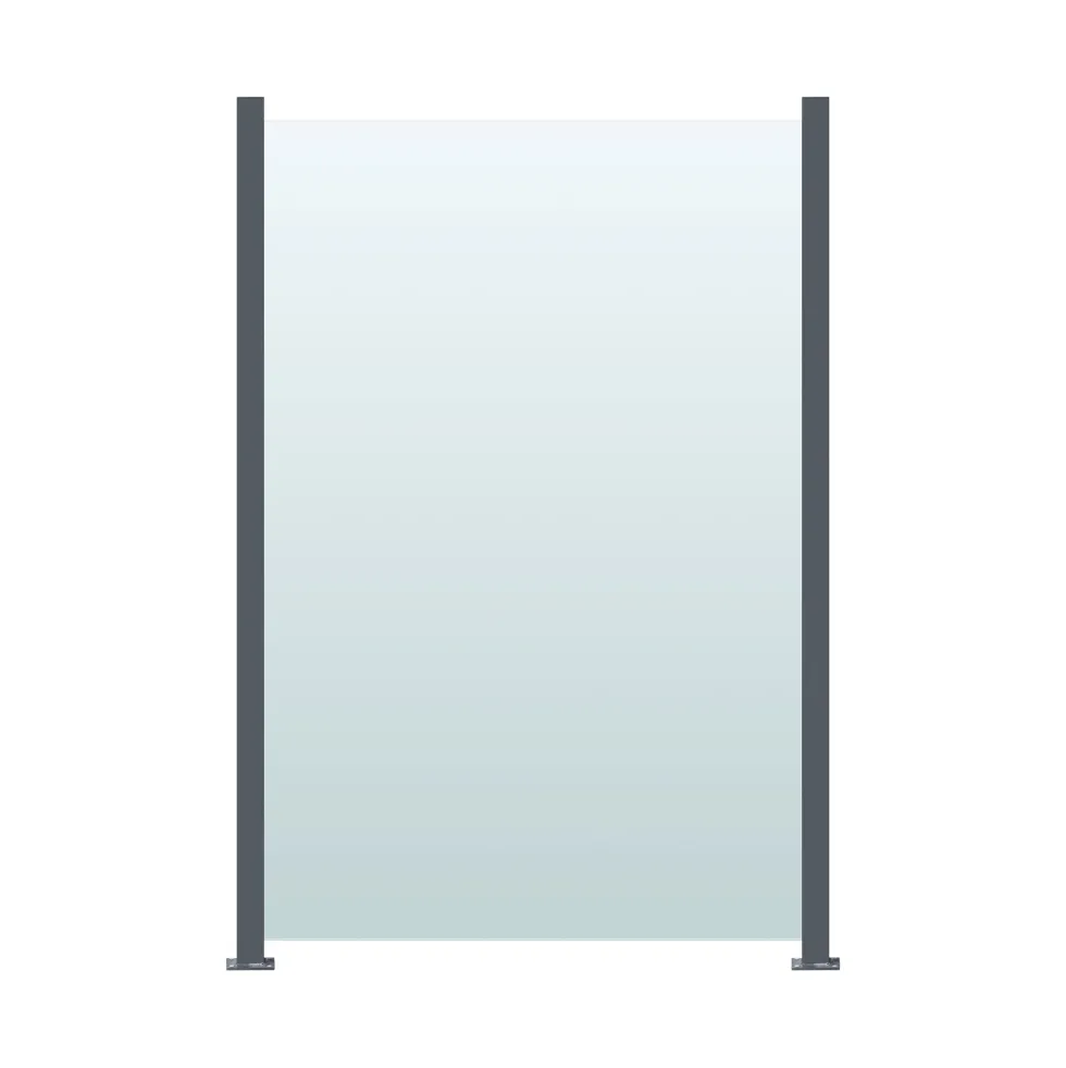 Glasräcke Hortus Klarglas Inkl Modul & Stolpar 100 x 150 cm