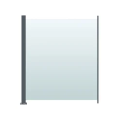 Glasräcke Hortus Klarglas Inkl Modul & Stolpe 90 x 100 cm