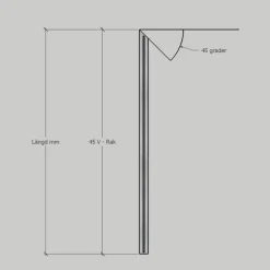 Glasräcke Novoroom Stolpfritt