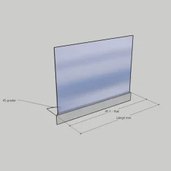 Glasräcke Novoroom Stolpfritt