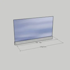 Glasräcke Novoroom Stolpfritt