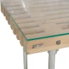 Glasskiva PLUS till Bord Siesta UtomhusL: 1375 mm