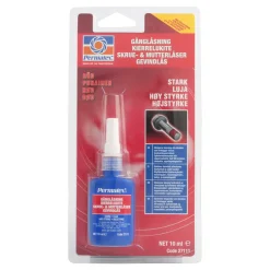 Gänglåsning Permatex Röd Stark 10ml