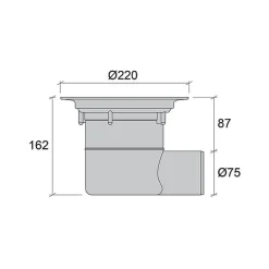 Golvbrunn Jafo PS 75 D UMP
