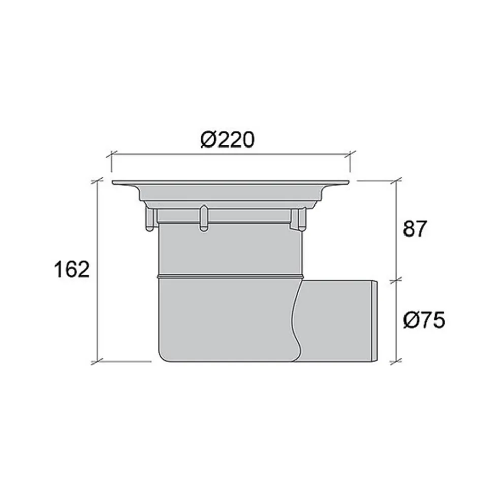 Golvbrunn Jafo PS 75 D UMP