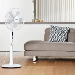 Golvfläkt Black+Decker 5 Blad Vit