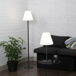 Golvlampa Star Trading GardenLight Kreta Utomhuslampa Grå