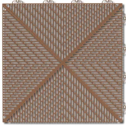 Golvplatta Bergo Unique Cedar Wood Golvtrall i Plast