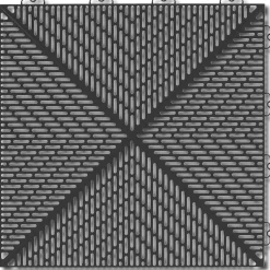 Golvplatta Bergo Unique Graphite Grey Golvtrall i Plast