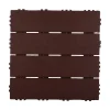 Golvplatta Hestraplattan Woodlook Mahogany Golvtrall för Balkong & Terrass