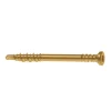 Golv-/Sockelskruv Gunnebo Fastening 4,2 mm Gulförzinkad Nr 1