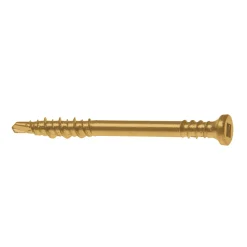 Golv-/Sockelskruv Gunnebo Fastening 4,2 mm Gulförzinkad Nr 1