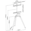 Golvstativ Mozi Art Series för 50-65 tum