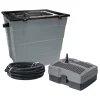 Gravitationsfilter Heissner Set 6000 med Pump