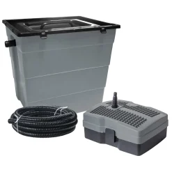 Gravitationsfilter Heissner Set 6000 med Pump