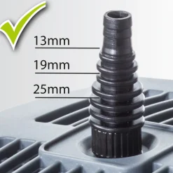 Gravitationsfilter Heissner Set 6000 med Pump