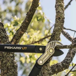 Grensax Fiskars Powergear II L77 med Utväxling & Mothåll