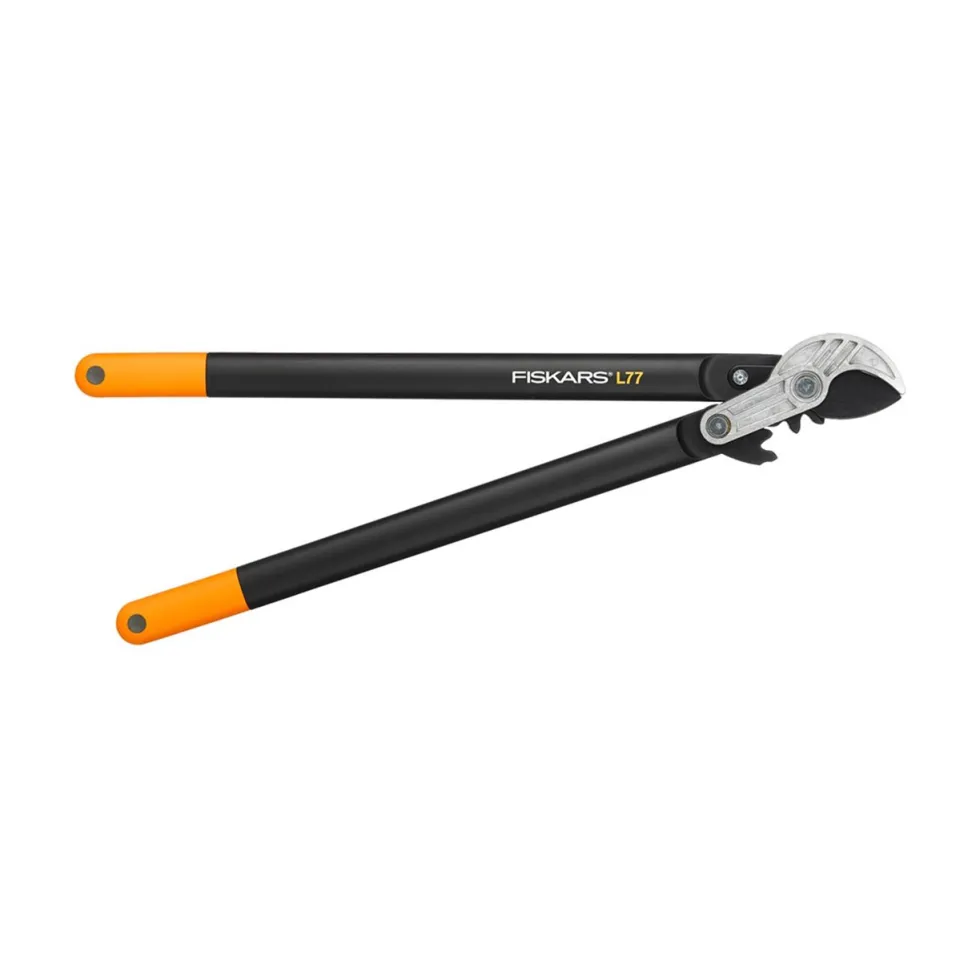 Grensax Fiskars Powergear II L77 med Utväxling & Mothåll