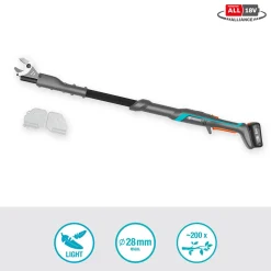 Grensax Gardena EasyCut P4A Komplett med Batteri och Laddare